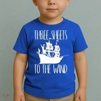 Funny Three Sheets To The Wind Booze Ing Ghost Gift Toddler T-Shirt thumb 2
