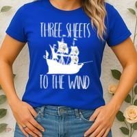 Funny Three Sheets To The Wind Booze Ing Ghost Gift Women's T-Shirt thumb 2