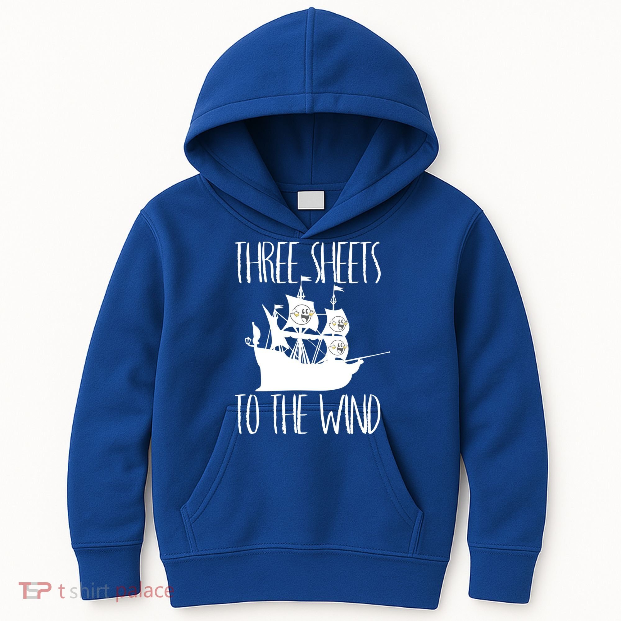 Funny Three Sheets To The Wind Booze Ing Ghost Gift Kids Hoodie