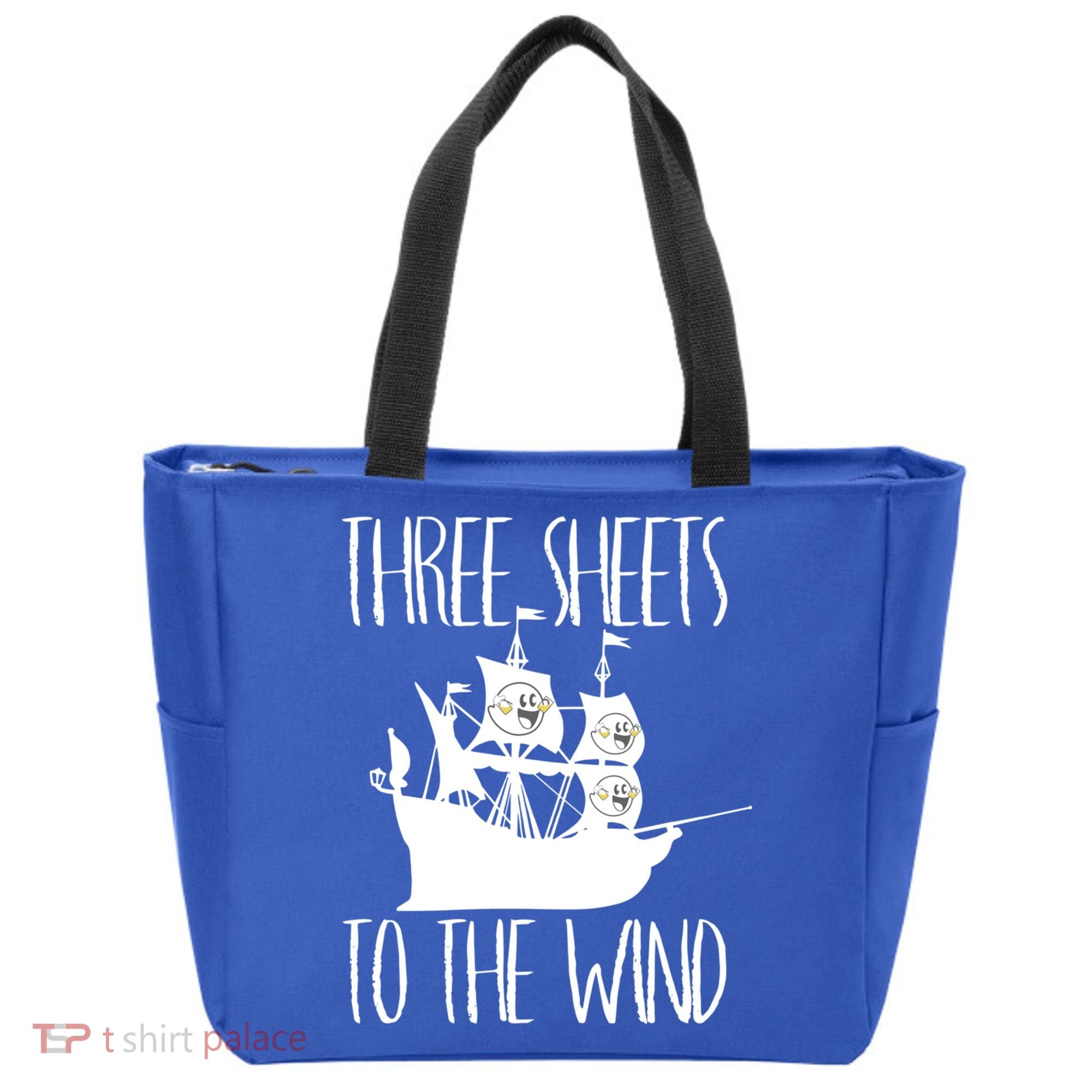 Funny Three Sheets To The Wind Booze Ing Ghost Gift Tote Bag