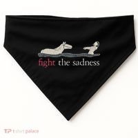 Fight The Sadness Neverending Story USA-Made Doggie Bandana thumb 0