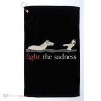 Fight The Sadness Neverending Story Golf Towel thumb 0