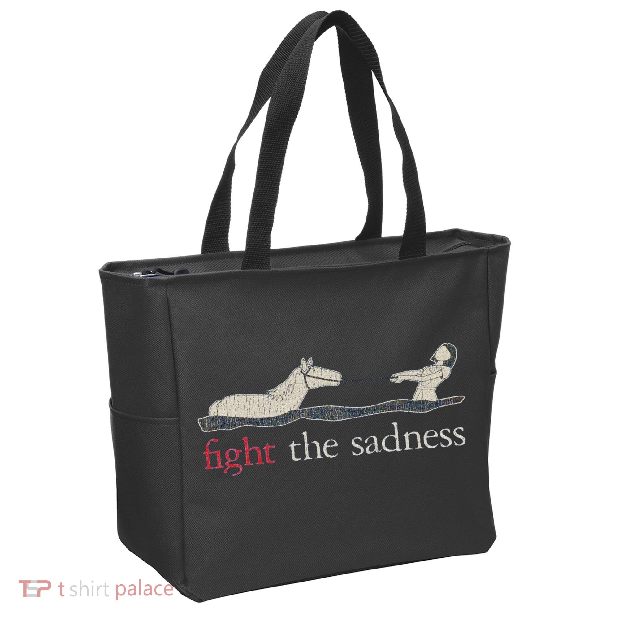 Fight The Sadness Neverending Story Tote Bag