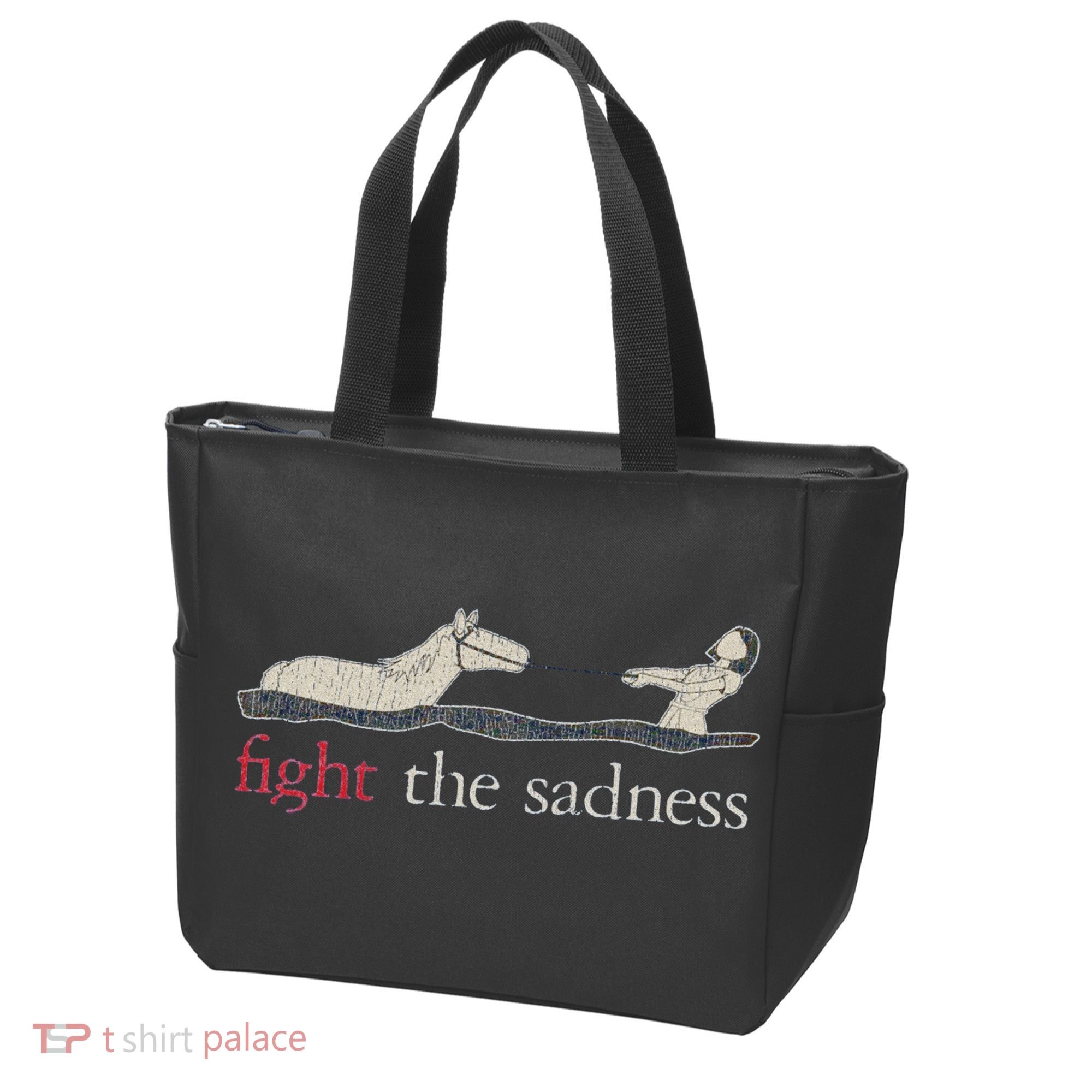 Fight The Sadness Neverending Story Tote Bag