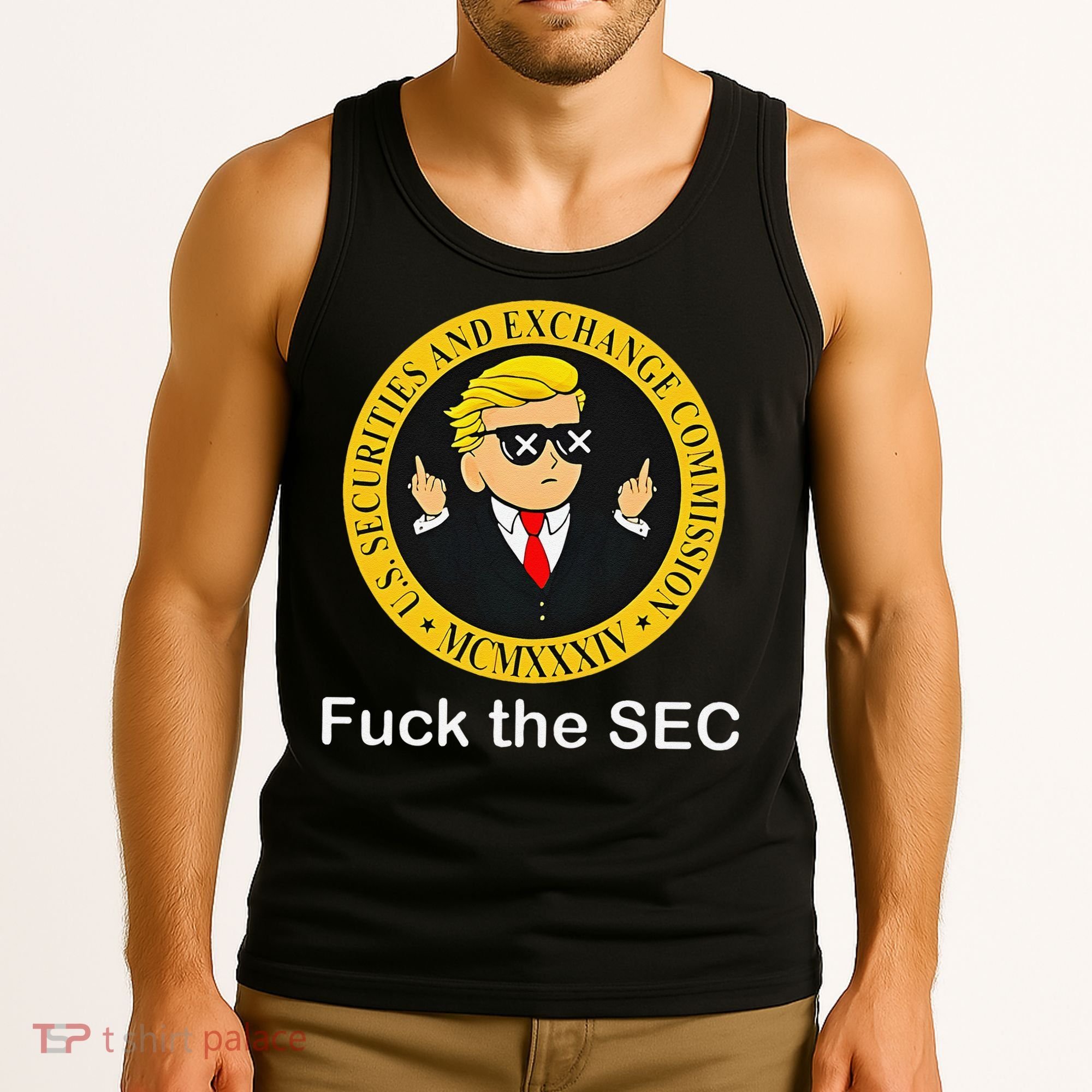 Fuck The Sec Mcmxxxiv Us Securities And Exchange Commission Tank Top