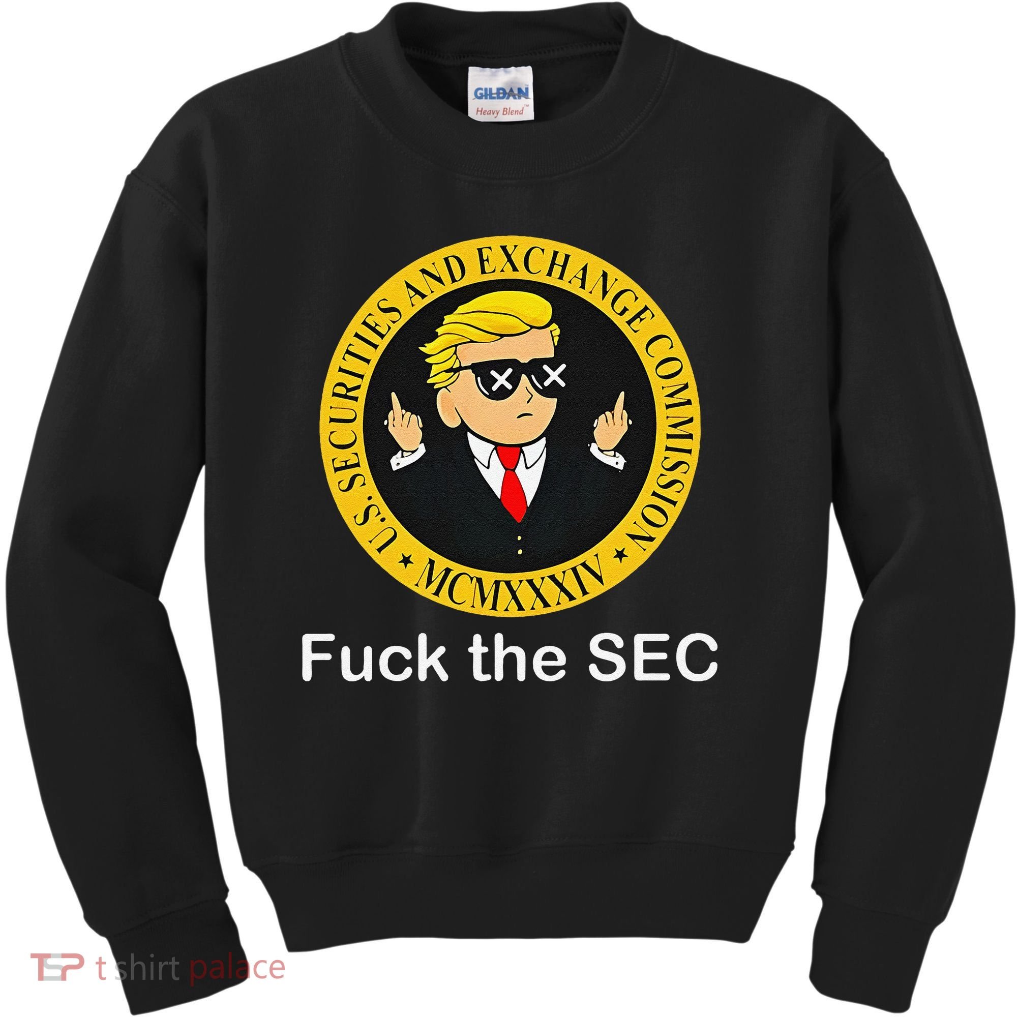 Fuck The Sec Mcmxxxiv Us Securities And Exchange Commission Kids Sweatshirt