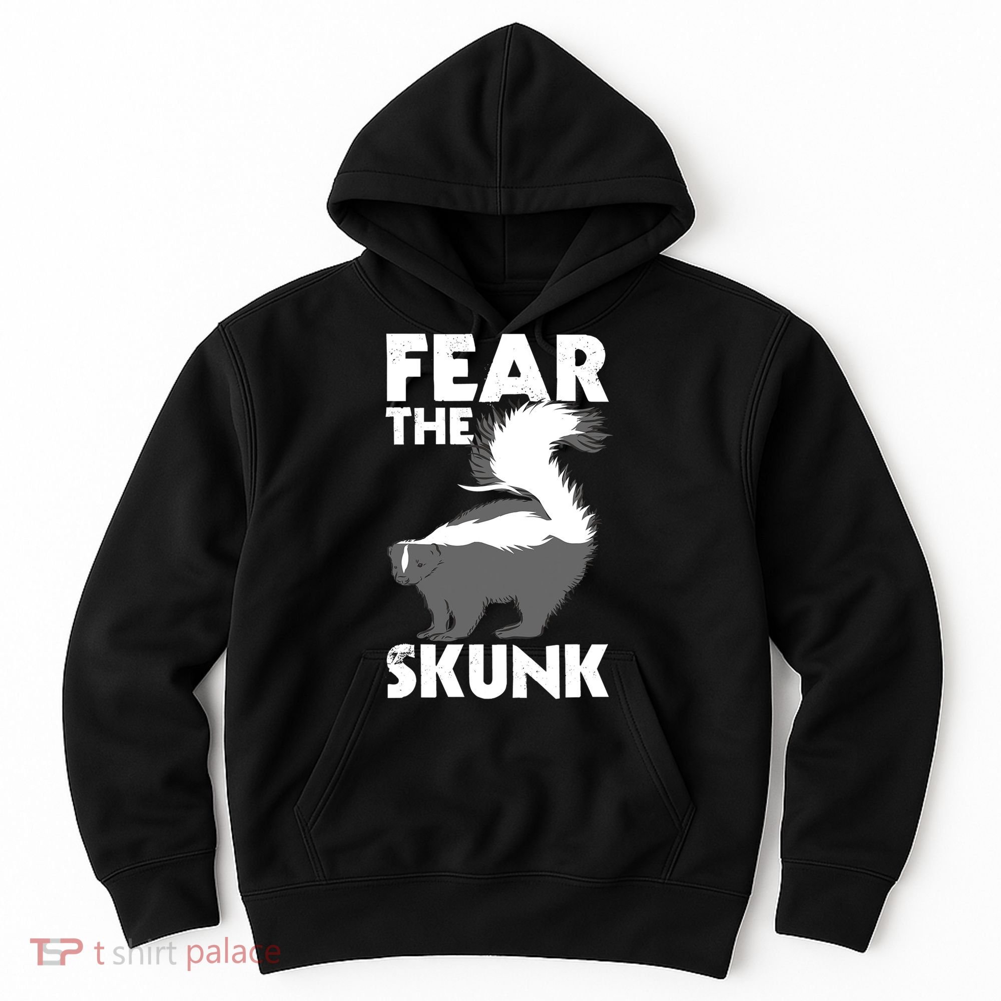 Fear The Skunk Zoologist Zookeeper Wildlife Animal Lover Hoodie