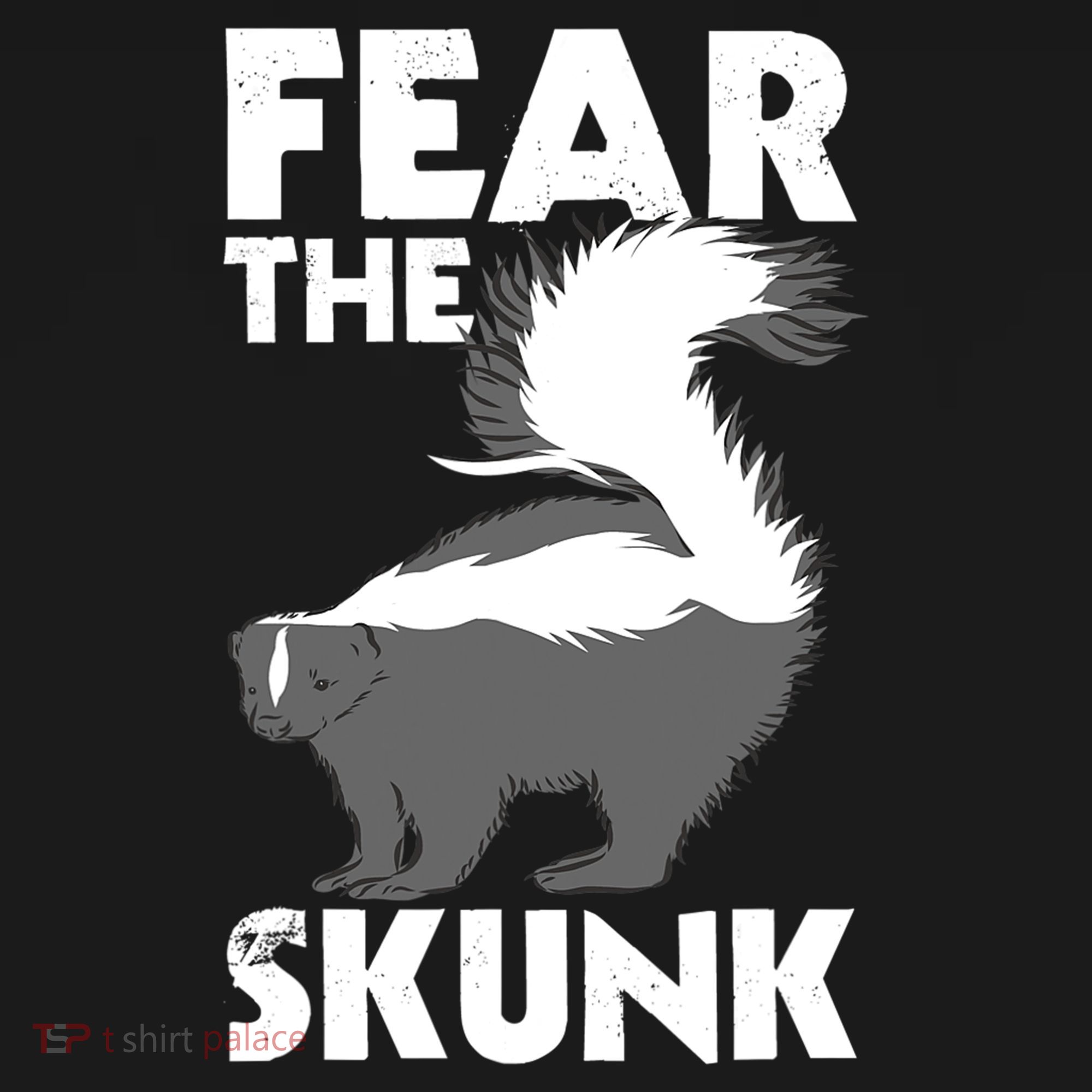 Fear The Skunk Zoologist Zookeeper Wildlife Animal Lover Long Sleeve Shirt