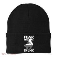 Fear The Skunk Zoologist Zookeeper Wildlife Animal Lover Beanie thumb 0