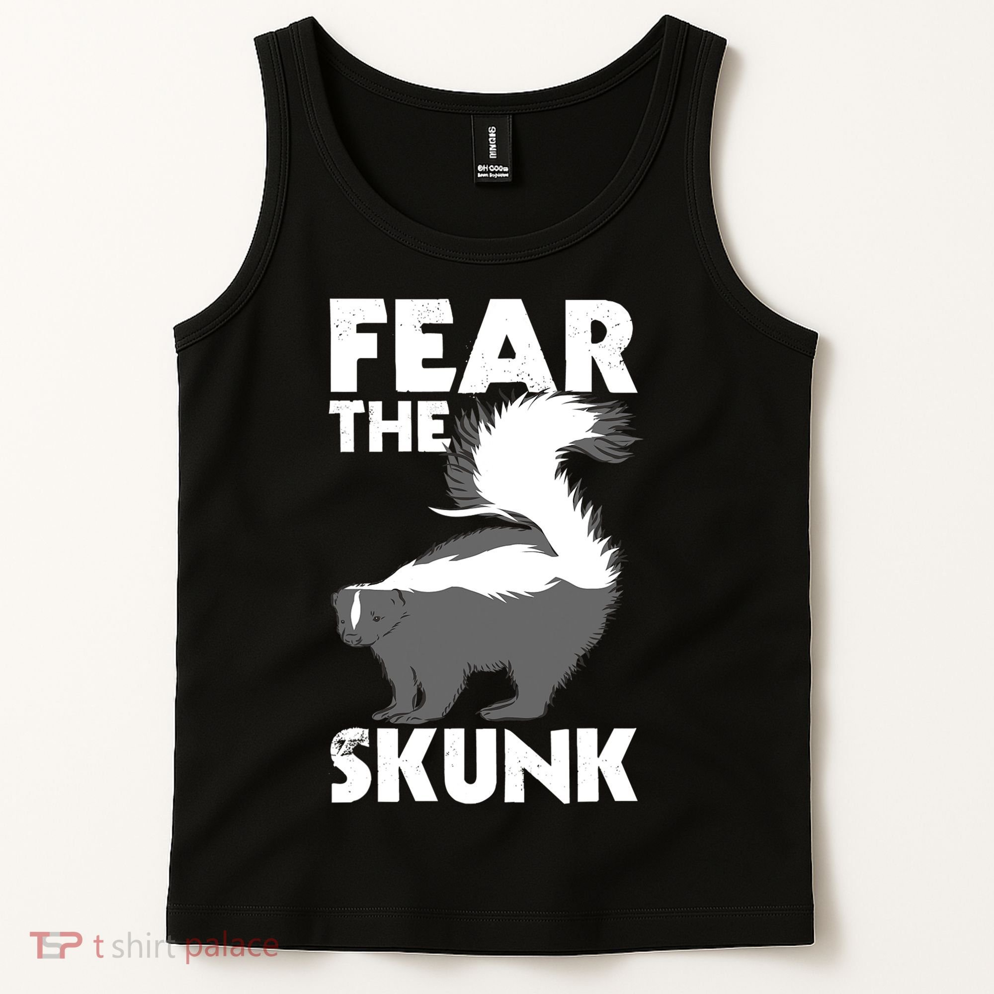 Fear The Skunk Zoologist Zookeeper Wildlife Animal Lover Tank Top