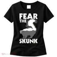 Fear The Skunk Zoologist Zookeeper Wildlife Animal Lover Women's T-Shirt thumb 0
