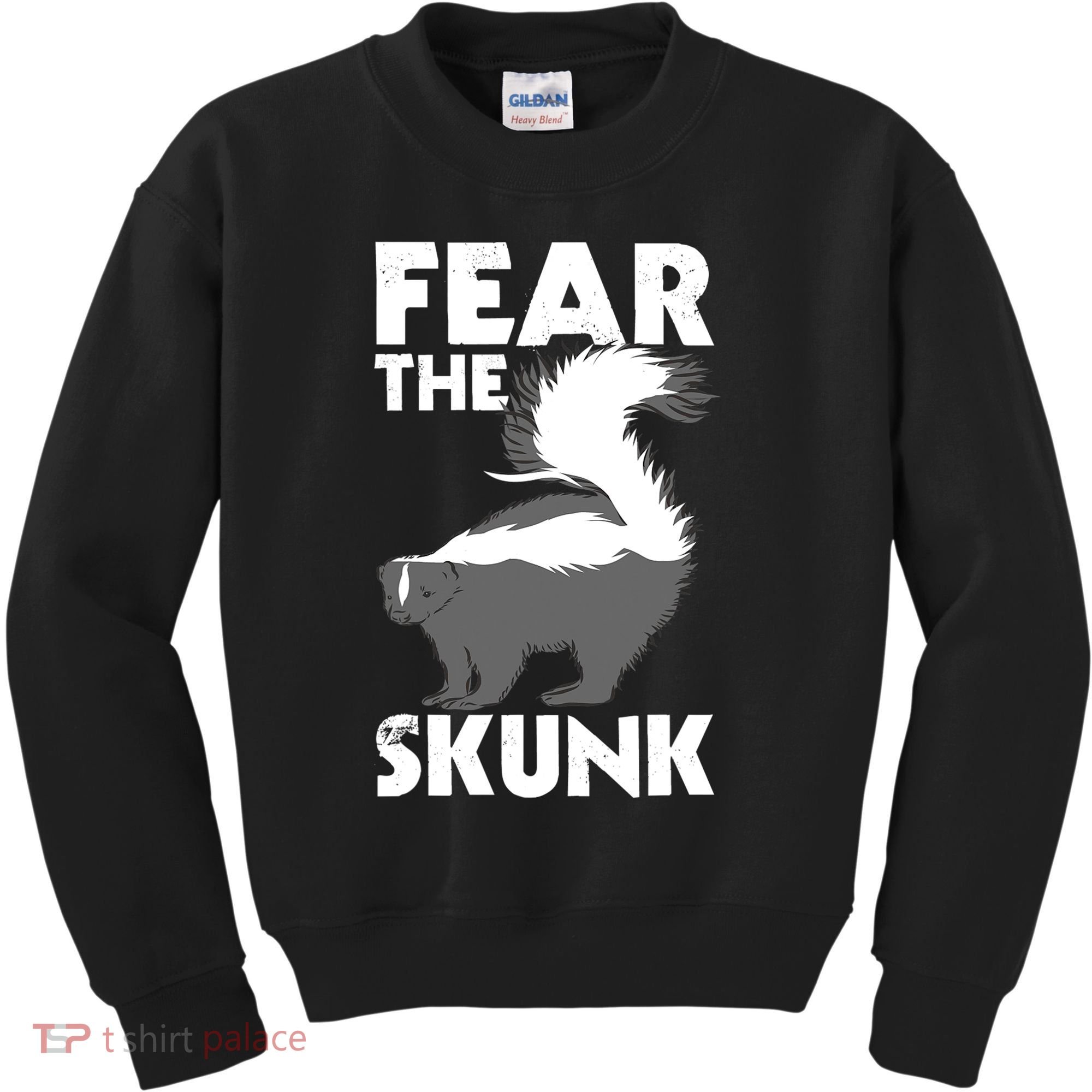 Fear The Skunk Zoologist Zookeeper Wildlife Animal Lover Kids Sweatshirt