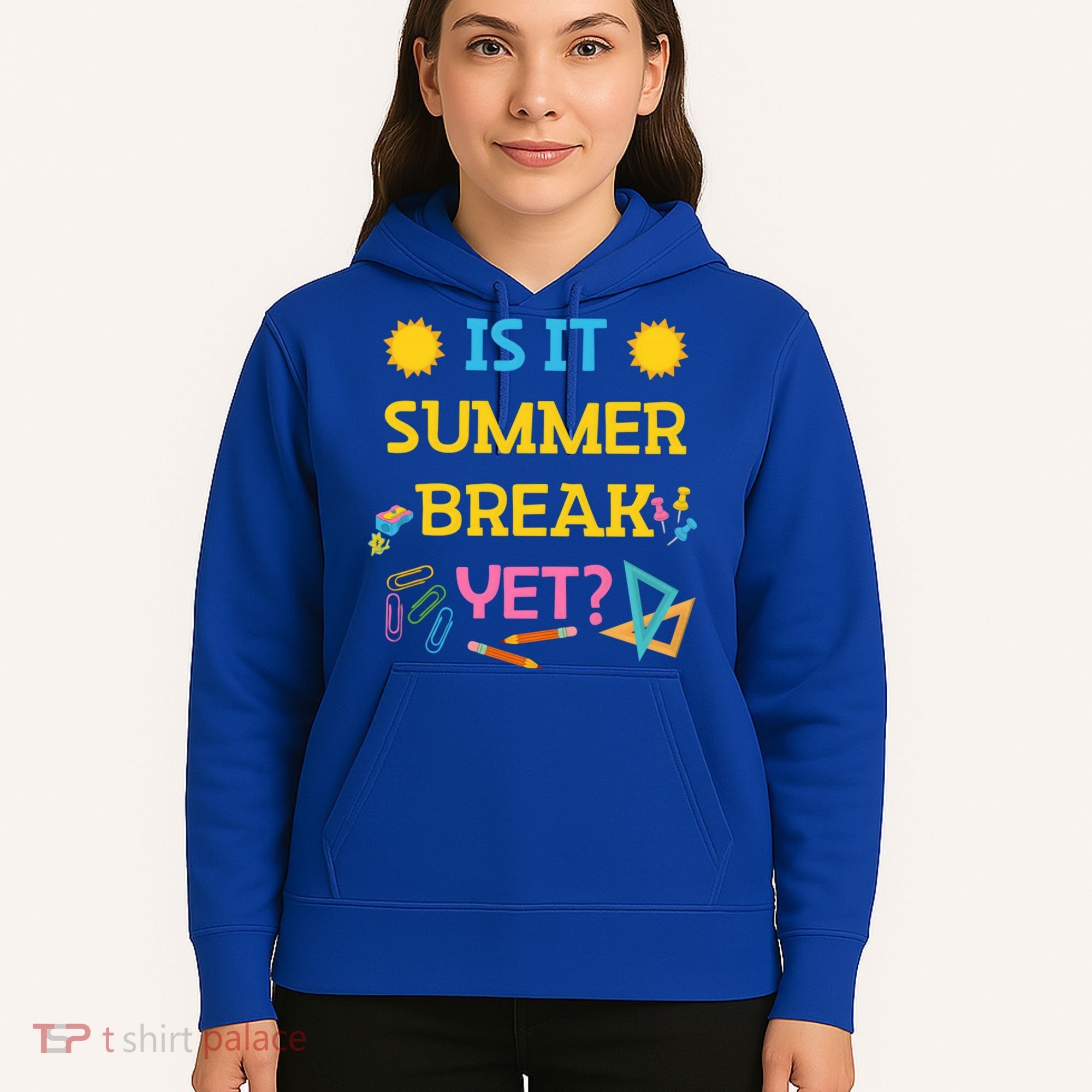 Funny Teacher Summer Break Spring Break Last Day Of School Gift Hoodie
