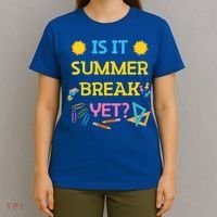 Funny Teacher Summer Break Spring Break Last Day Of School Gift T-Shirt thumb 4