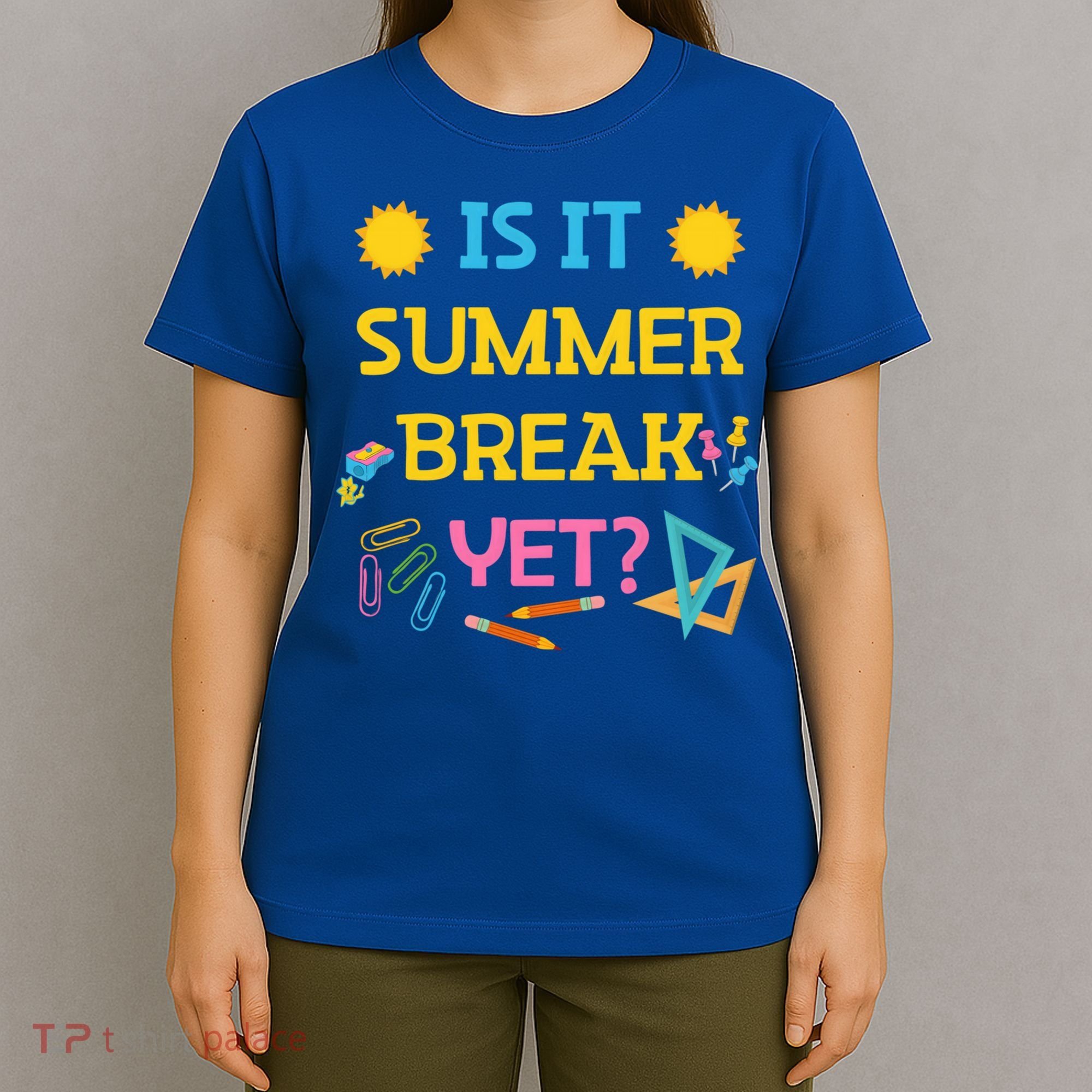 Funny Teacher Summer Break Spring Break Last Day Of School Gift T-Shirt