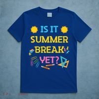 Funny Teacher Summer Break Spring Break Last Day Of School Gift T-Shirt thumb 5