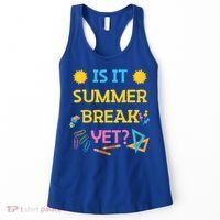 Funny Teacher Summer Break Spring Break Last Day Of School Gift Women's Tank Top thumb 0