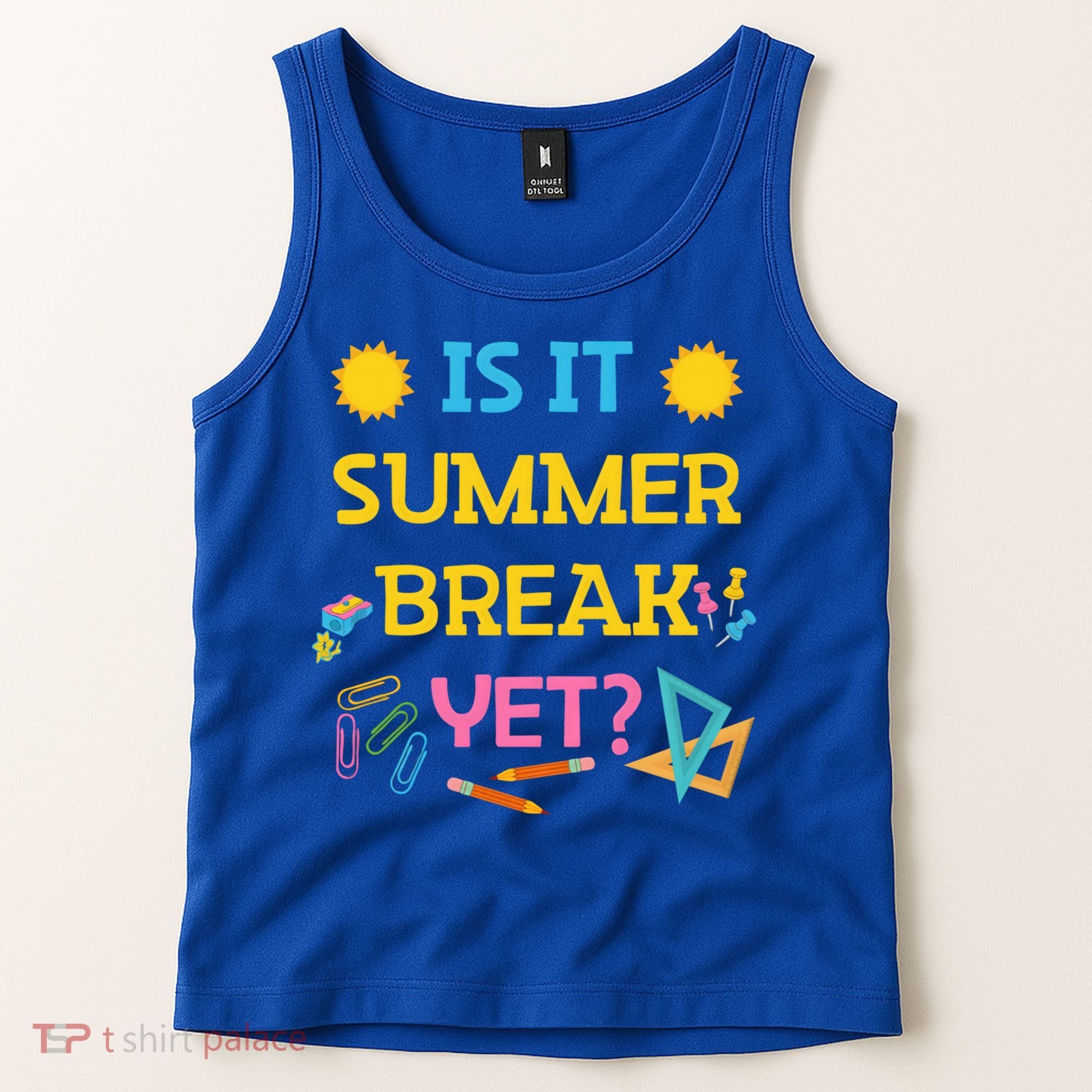 Funny Teacher Summer Break Spring Break Last Day Of School Gift Tank Top
