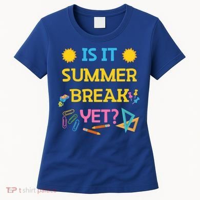 Funny Teacher Summer Break Spring Break Last Day Of School Gift Women's T-Shirt