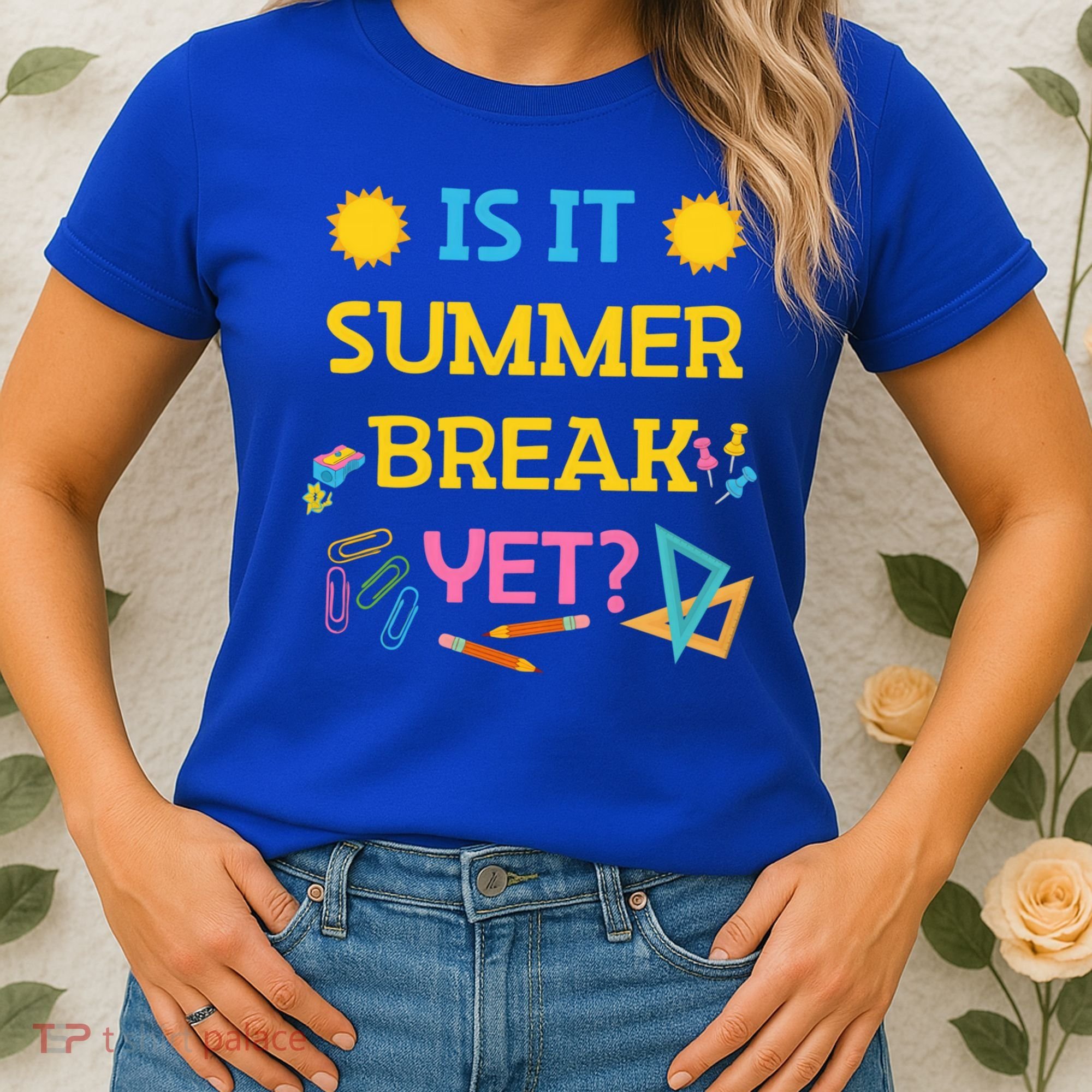 Funny Teacher Summer Break Spring Break Last Day Of School Gift Women's T-Shirt