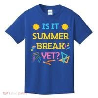 Funny Teacher Summer Break Spring Break Last Day Of School Gift Kids T-Shirt thumb 0