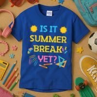 Funny Teacher Summer Break Spring Break Last Day Of School Gift Kids T-Shirt thumb 3