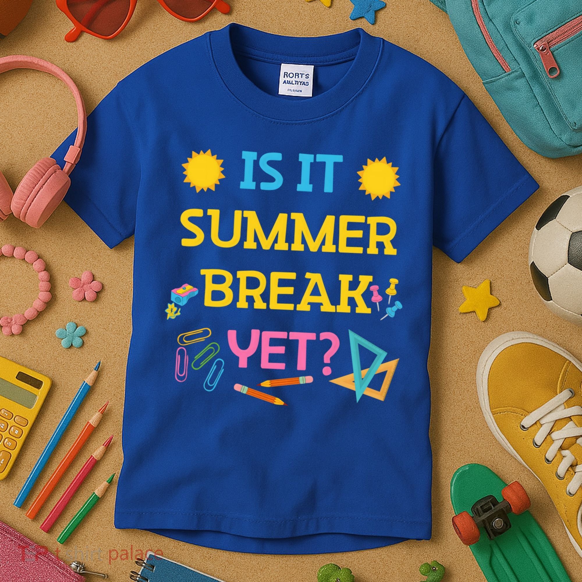 Funny Teacher Summer Break Spring Break Last Day Of School Gift Kids T-Shirt