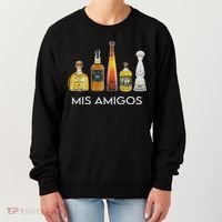 Funny Trendy Sarcastic Alcohol Mis Amigos Tequila Women Women's Sweatshirt thumb 0