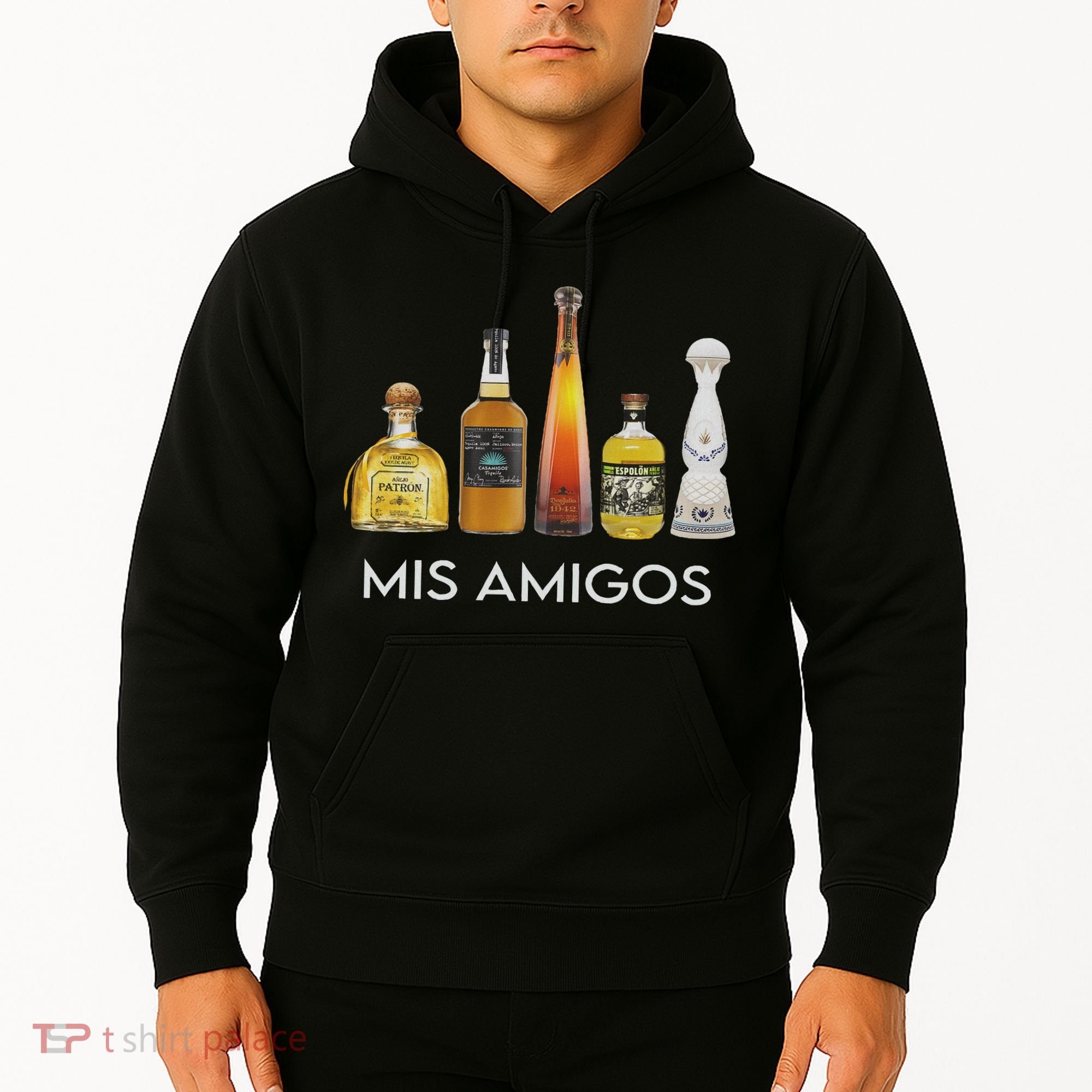 Funny Trendy Sarcastic Alcohol Mis Amigos Tequila Women Hoodie