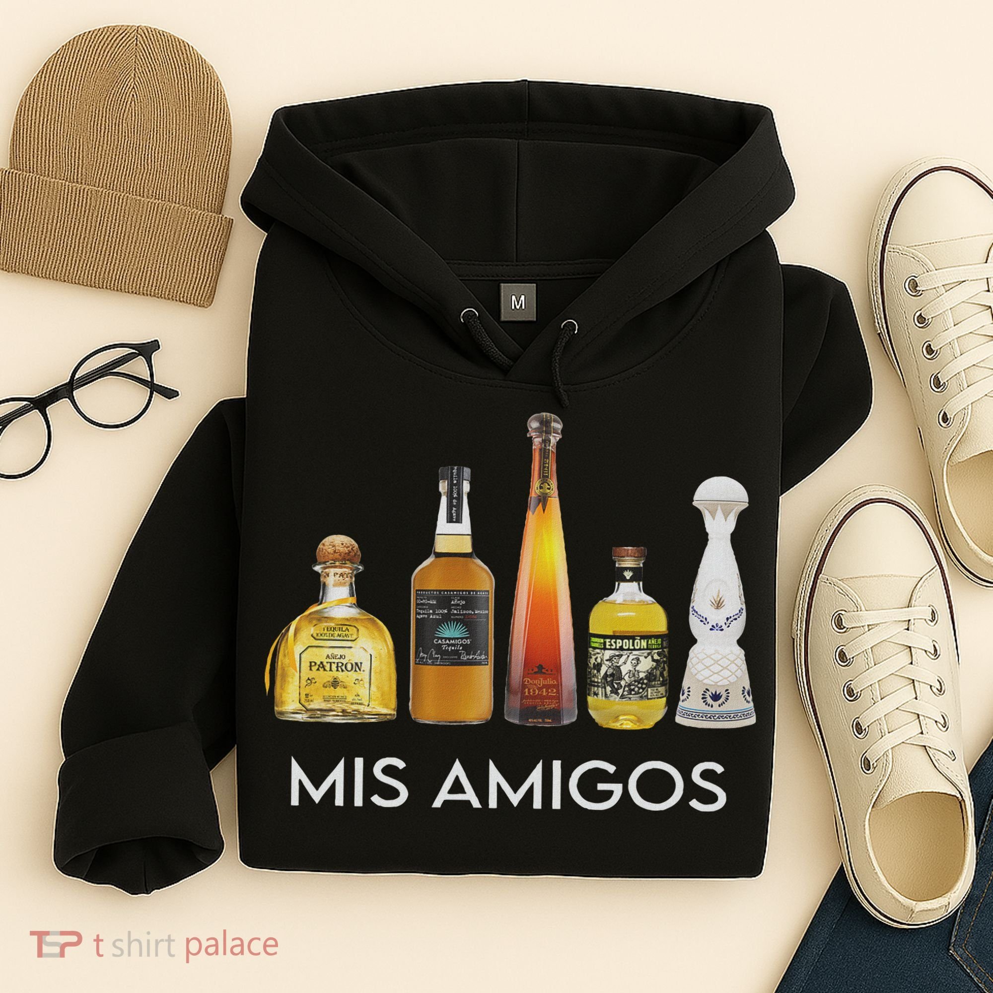 Funny Trendy Sarcastic Alcohol Mis Amigos Tequila Women Hoodie