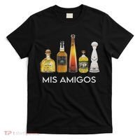 Funny Trendy Sarcastic Alcohol Mis Amigos Tequila Women T-Shirt thumb 0
