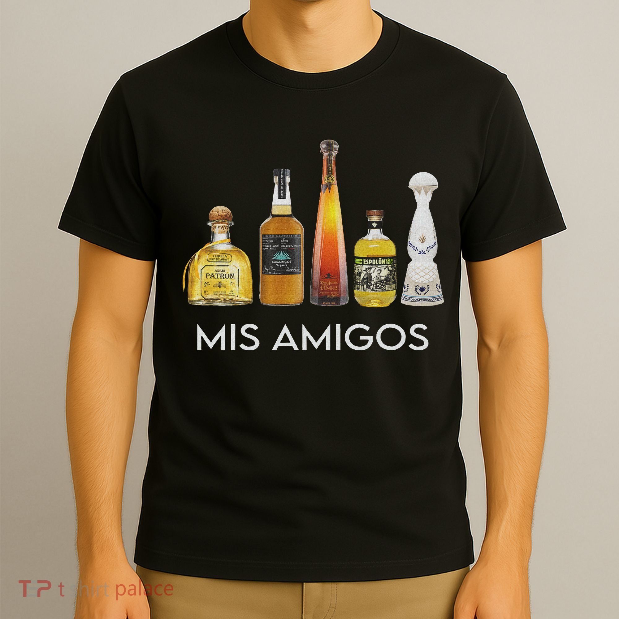 Funny Trendy Sarcastic Alcohol Mis Amigos Tequila Women T-Shirt