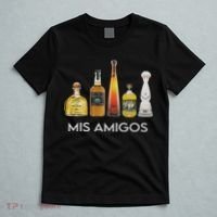 Funny Trendy Sarcastic Alcohol Mis Amigos Tequila Women T-Shirt thumb 5