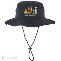 Funny Trendy Sarcastic Alcohol Mis Amigos Tequila Women Bucket Hat thumb 0