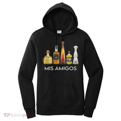 Funny Trendy Sarcastic Alcohol Mis Amigos Tequila Women Women's Hoodie