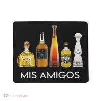 Funny Trendy Sarcastic Alcohol Mis Amigos Tequila Women Mousepad thumb 0