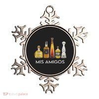 Funny Trendy Sarcastic Alcohol Mis Amigos Tequila Women Ornament thumb 0