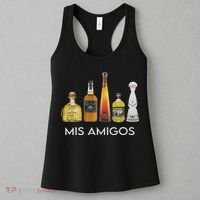 Funny Trendy Sarcastic Alcohol Mis Amigos Tequila Women Women's Tank Top thumb 3