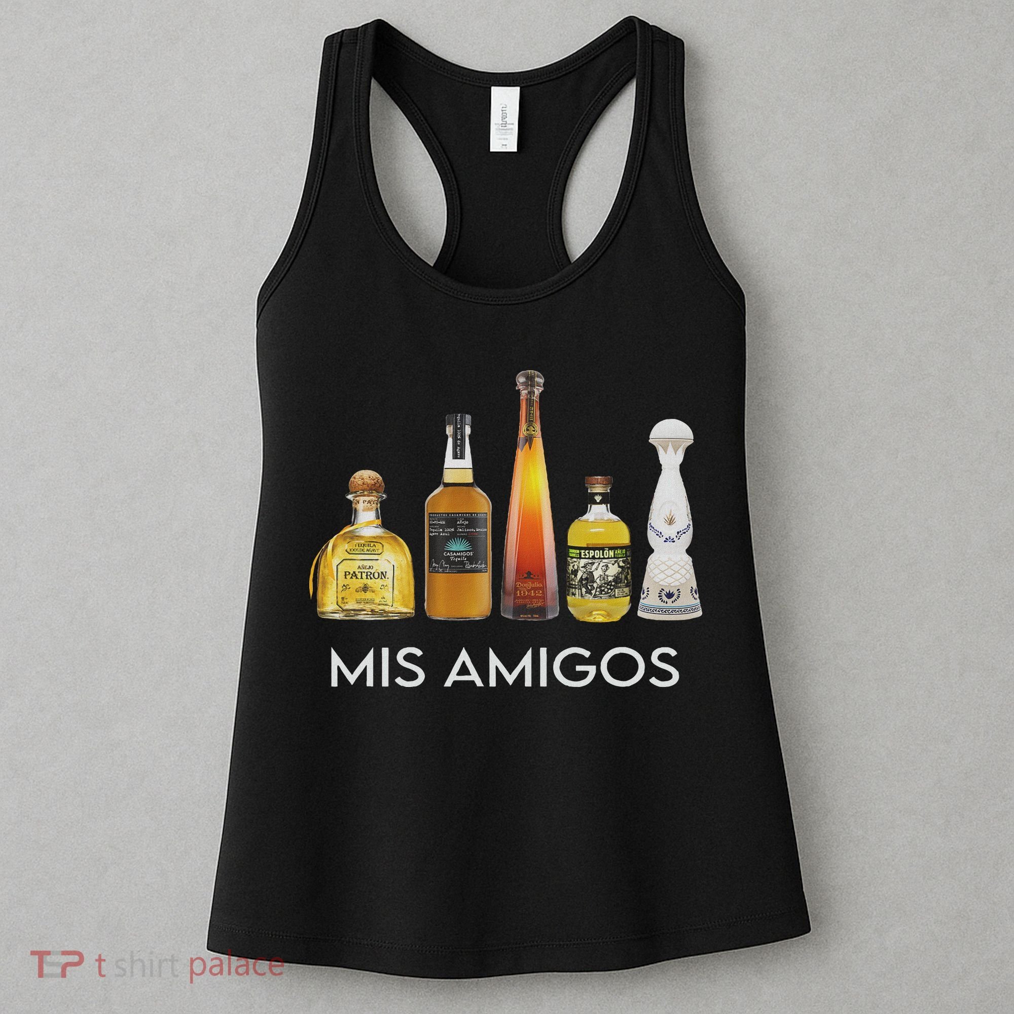 Funny Trendy Sarcastic Alcohol Mis Amigos Tequila Women Women's Tank Top