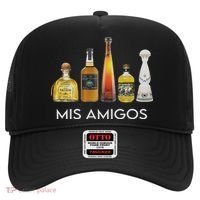 Funny Trendy Sarcastic Alcohol Mis Amigos Tequila Women Hat thumb 0