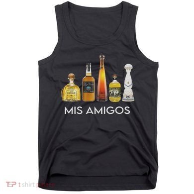 Funny Trendy Sarcastic Alcohol Mis Amigos Tequila Women Tank Top