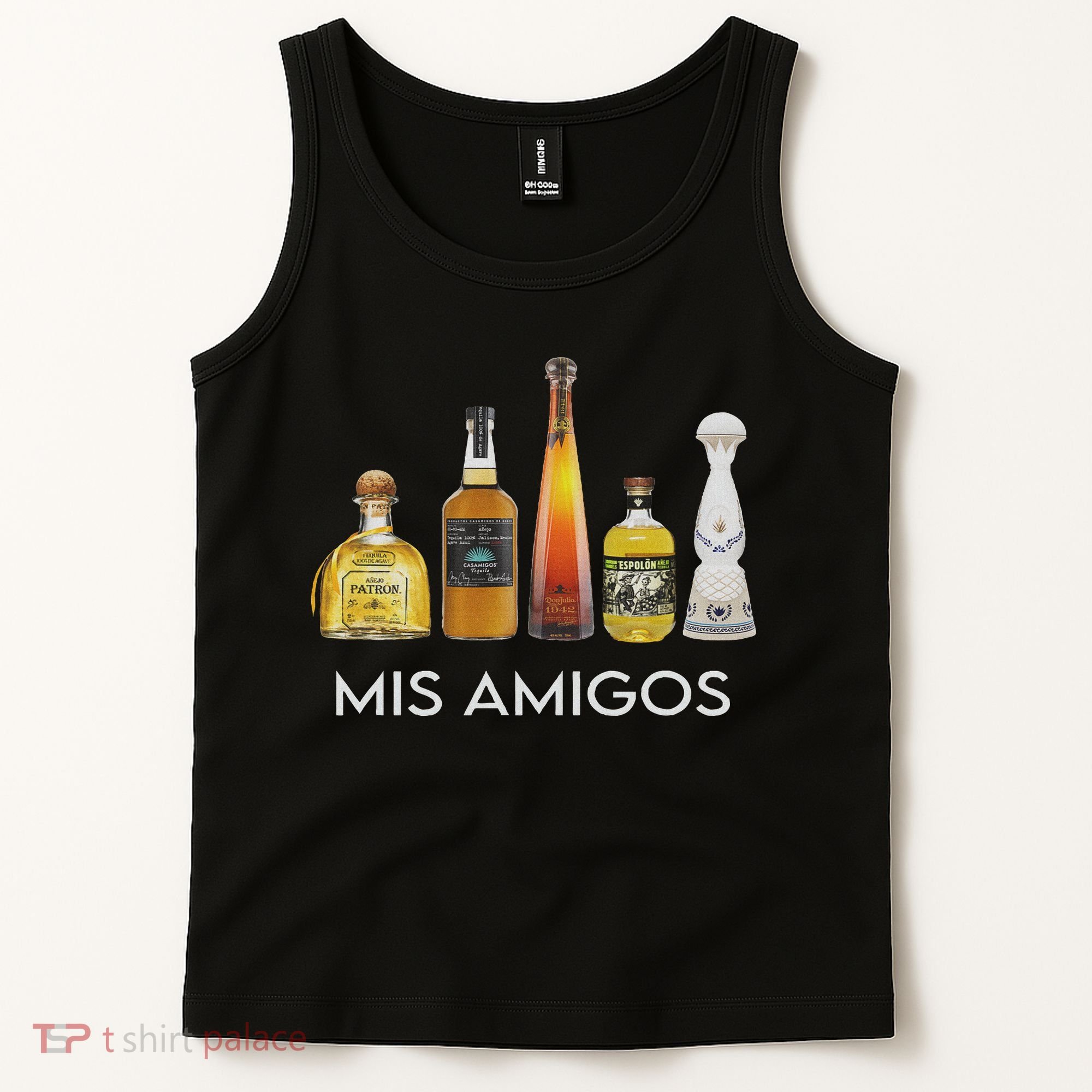 Funny Trendy Sarcastic Alcohol Mis Amigos Tequila Women Tank Top