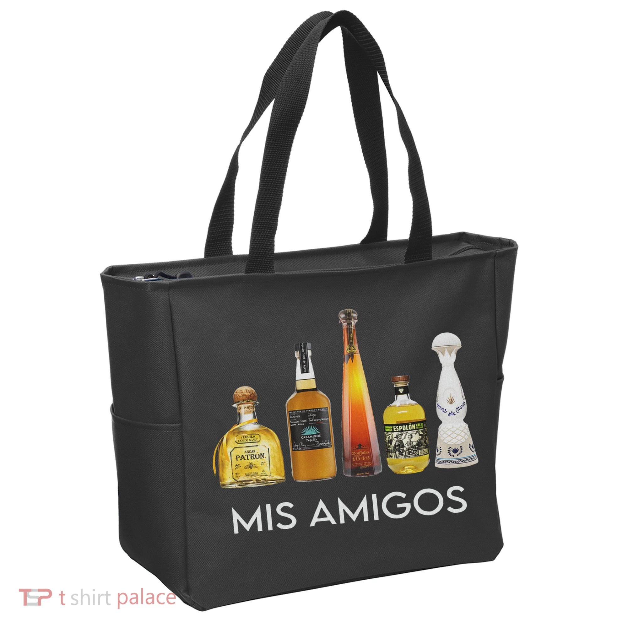 Funny Trendy Sarcastic Alcohol Mis Amigos Tequila Women Tote Bag