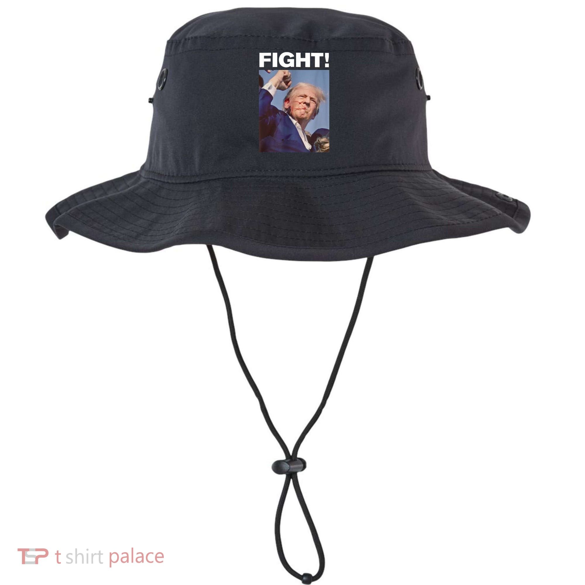 Fight! Trump Shot Trump Rally Gift Bucket Hat