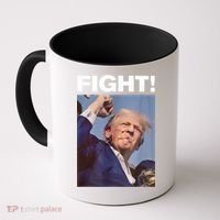 Fight! Trump Shot Trump Rally Gift Coffee Mug thumb 0