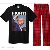 Fight! Trump Shot Trump Rally Gift Pajama Set thumb 0