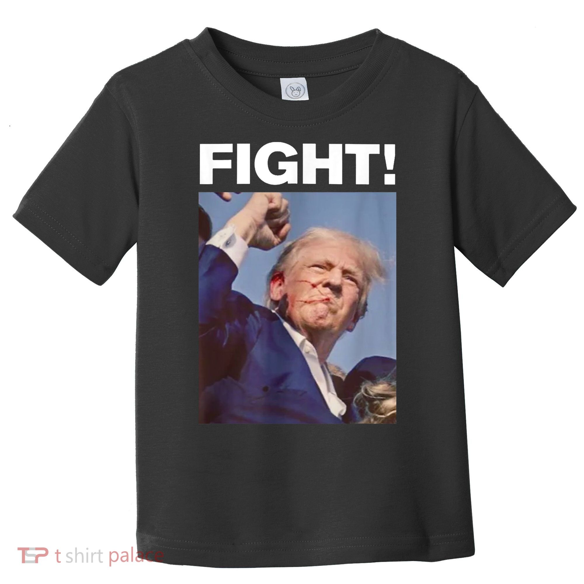 Fight! Trump Shot Trump Rally Gift Toddler T-Shirt