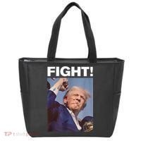 Fight! Trump Shot Trump Rally Gift Tote Bag thumb 0