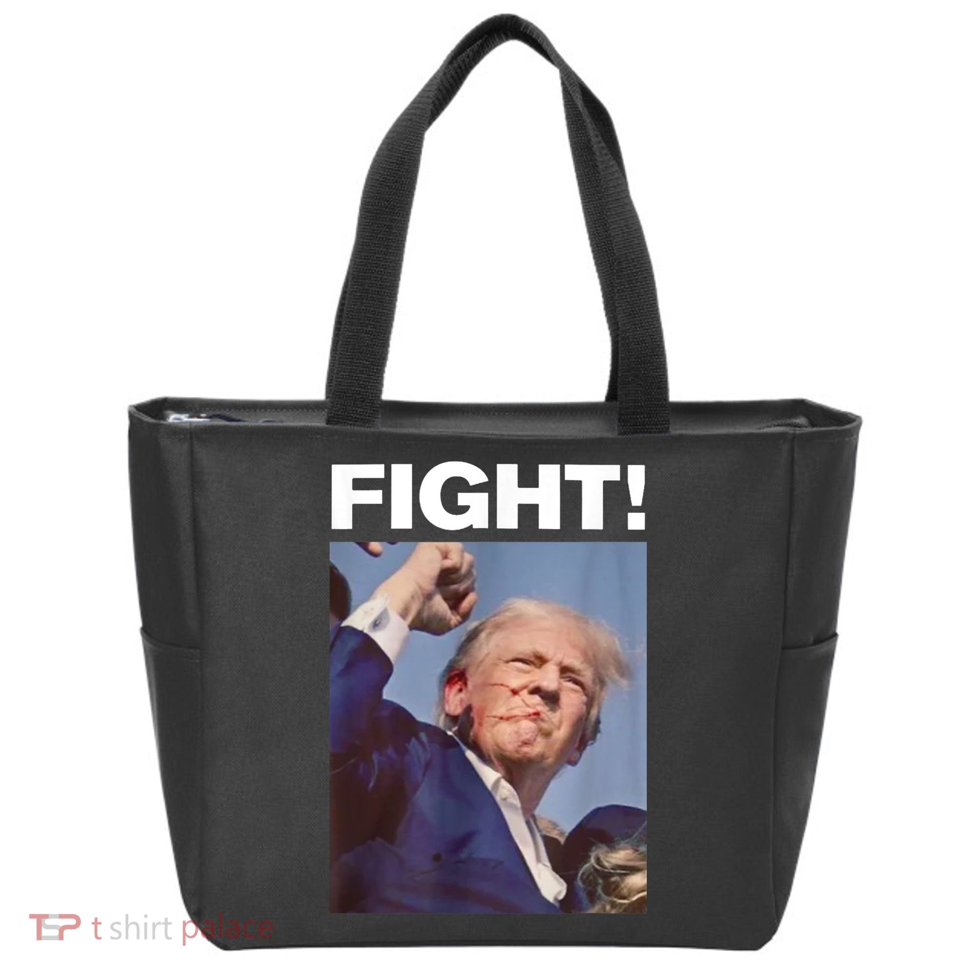 Fight! Trump Shot Trump Rally Gift Tote Bag