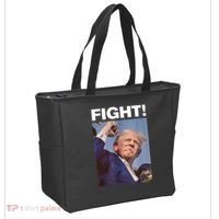 Fight! Trump Shot Trump Rally Gift Tote Bag thumb 2
